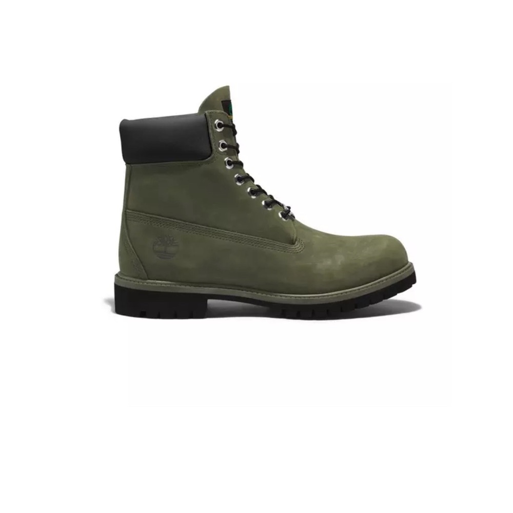 Timberland Premium 6-Inch "Dark Nubuck Green/Black" Men's Boot